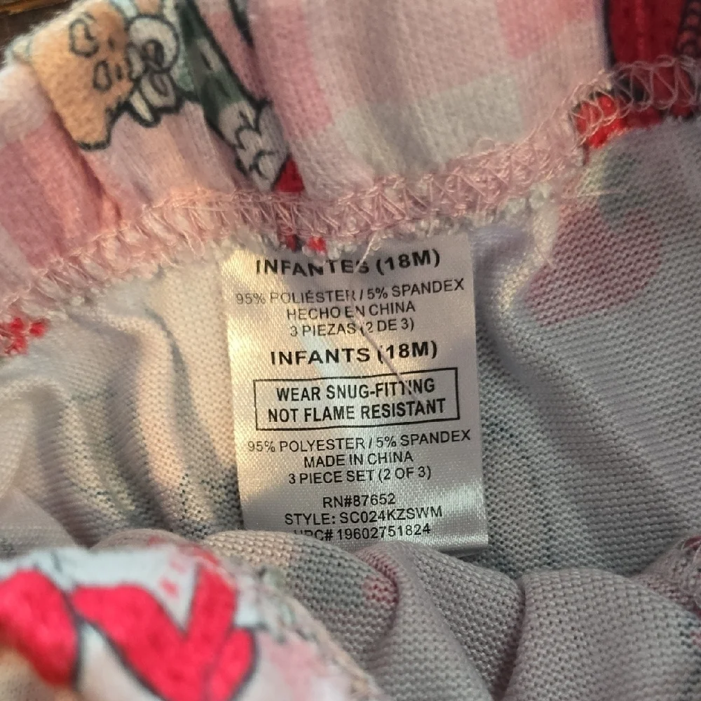 Lot of 3 Character Pajama Pants - Bluey, Mickey Halloween, Minnie Mouse - 18M/2T